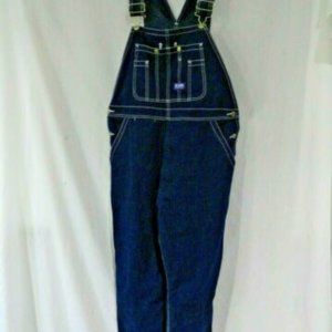 Big Mac Dark Denim Overalls Carpenter Size 36x30